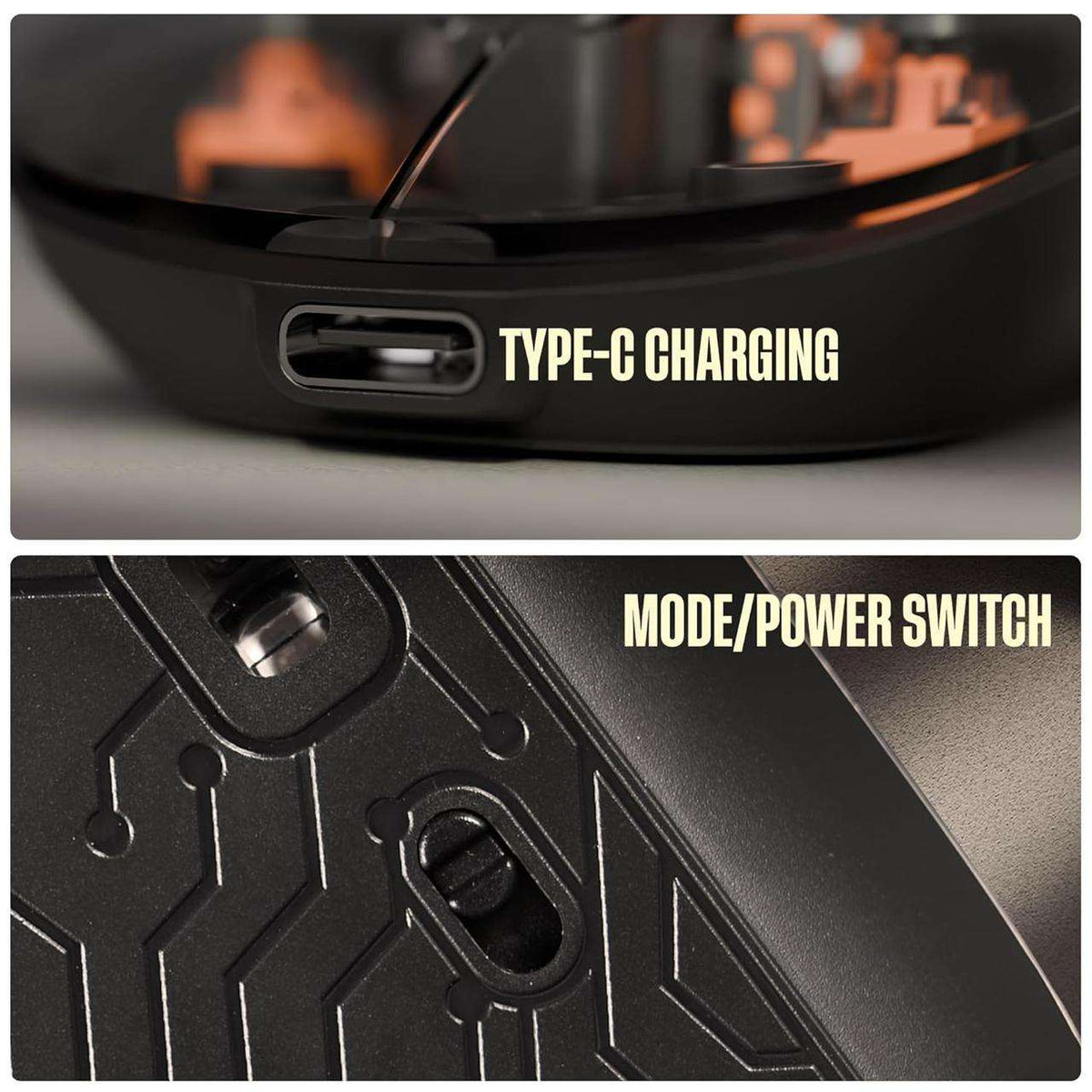 Transparent Wireless Gaming Mouse