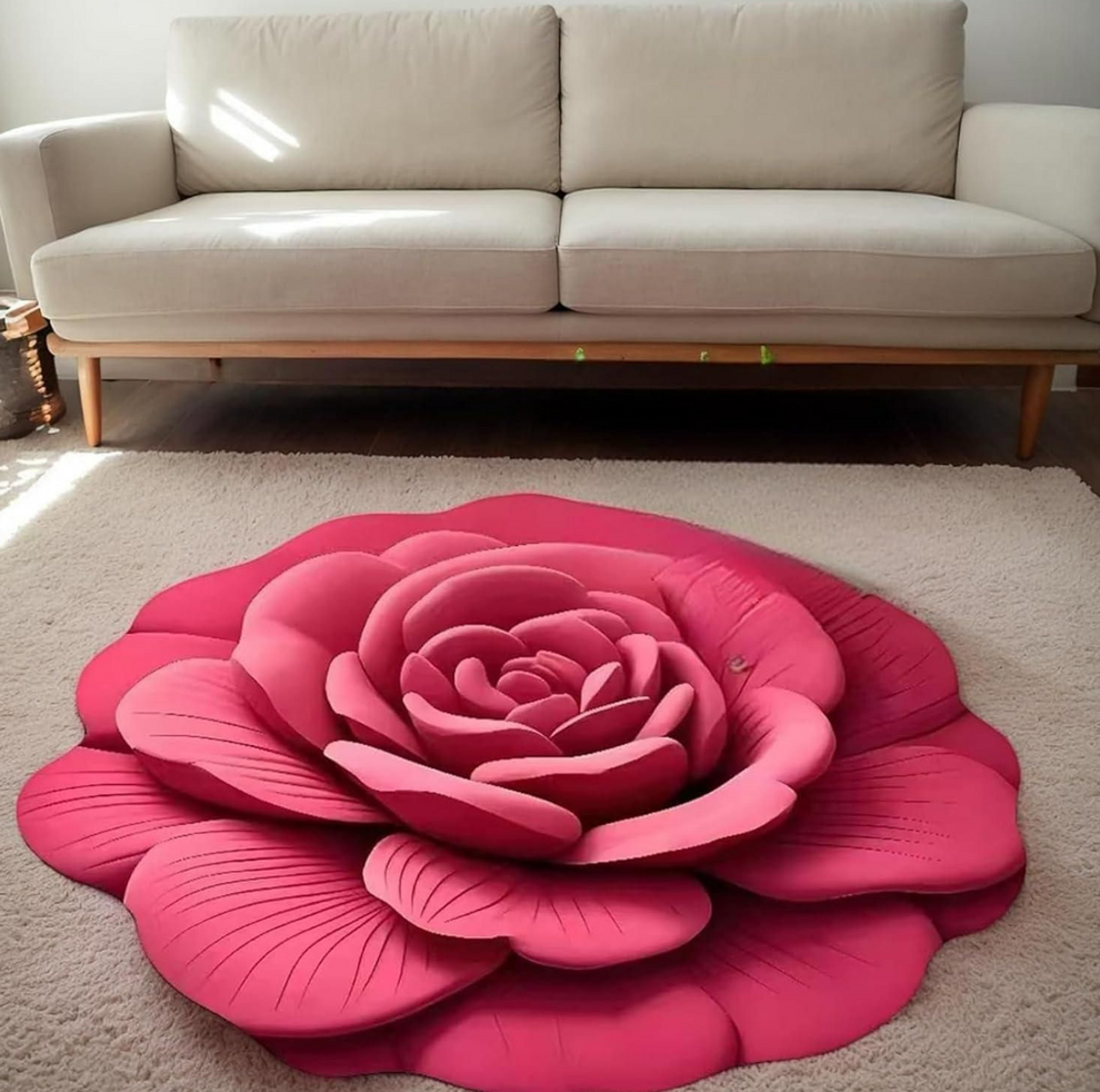 3d rose mat