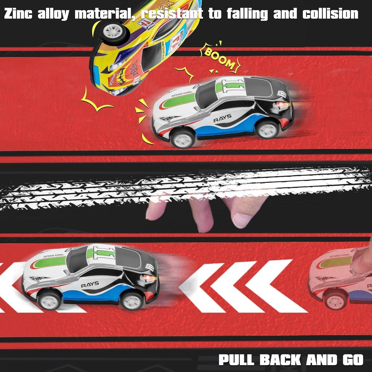48 Pcs Die Cast Pull Back Cars