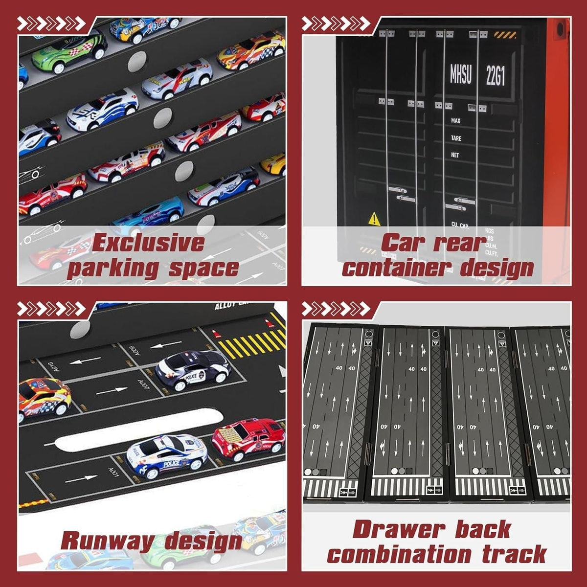 48 Pcs Die Cast Pull Back Cars