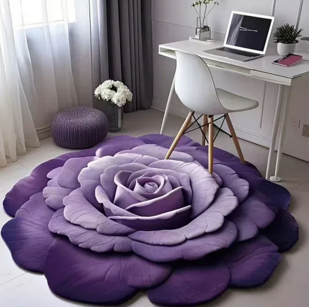 3d rose mat