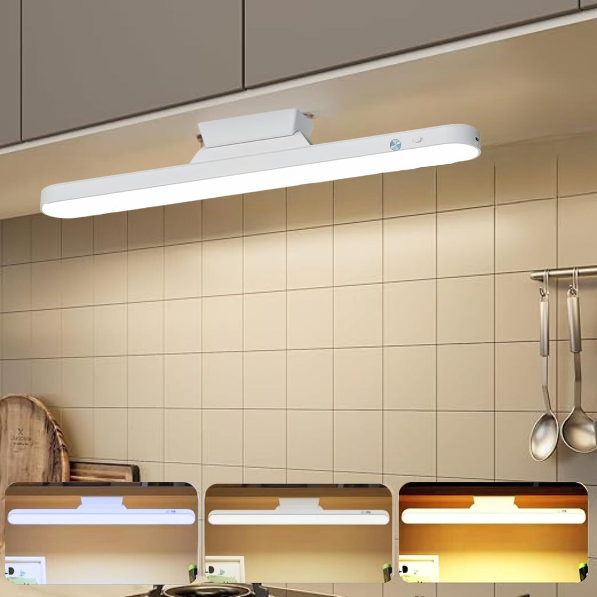 Rechargeable Magnetic Motion Sensor LED Cabinet Light